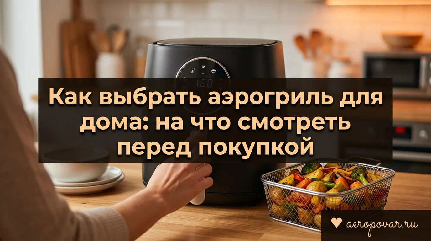 Как выбрать аэрогриль для дома: на что смотреть перед покупкой